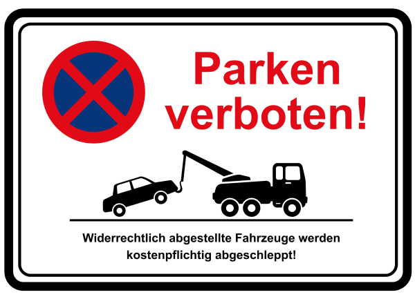 Parkverbots Zone